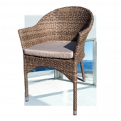 Плетеное кресло AFM-353CL Beige + подушка
