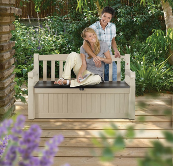 Скамейка в эдемском саду, с сундуком для хранения (EDEN GARDEN BENCH 265 L)